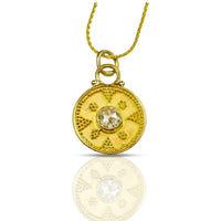 Champagne Diamond on Granulated Disk