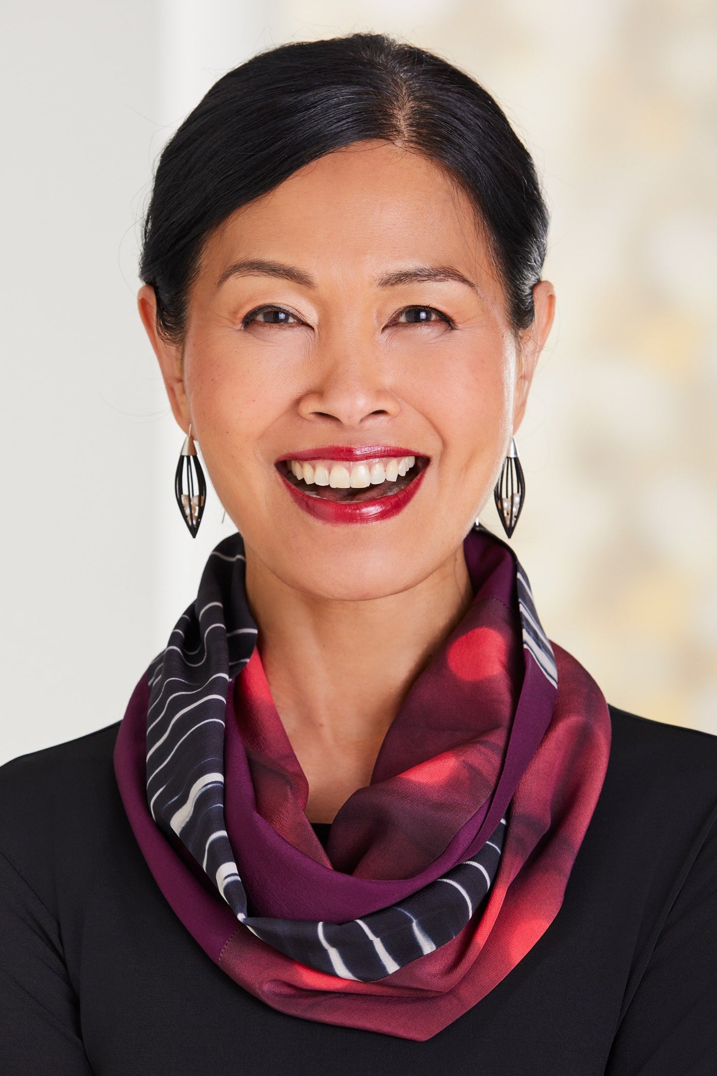 Dots and Lines Infinity Scarf