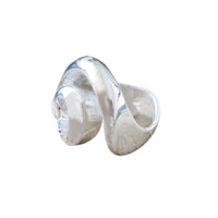Swirl Shell Statement Ring