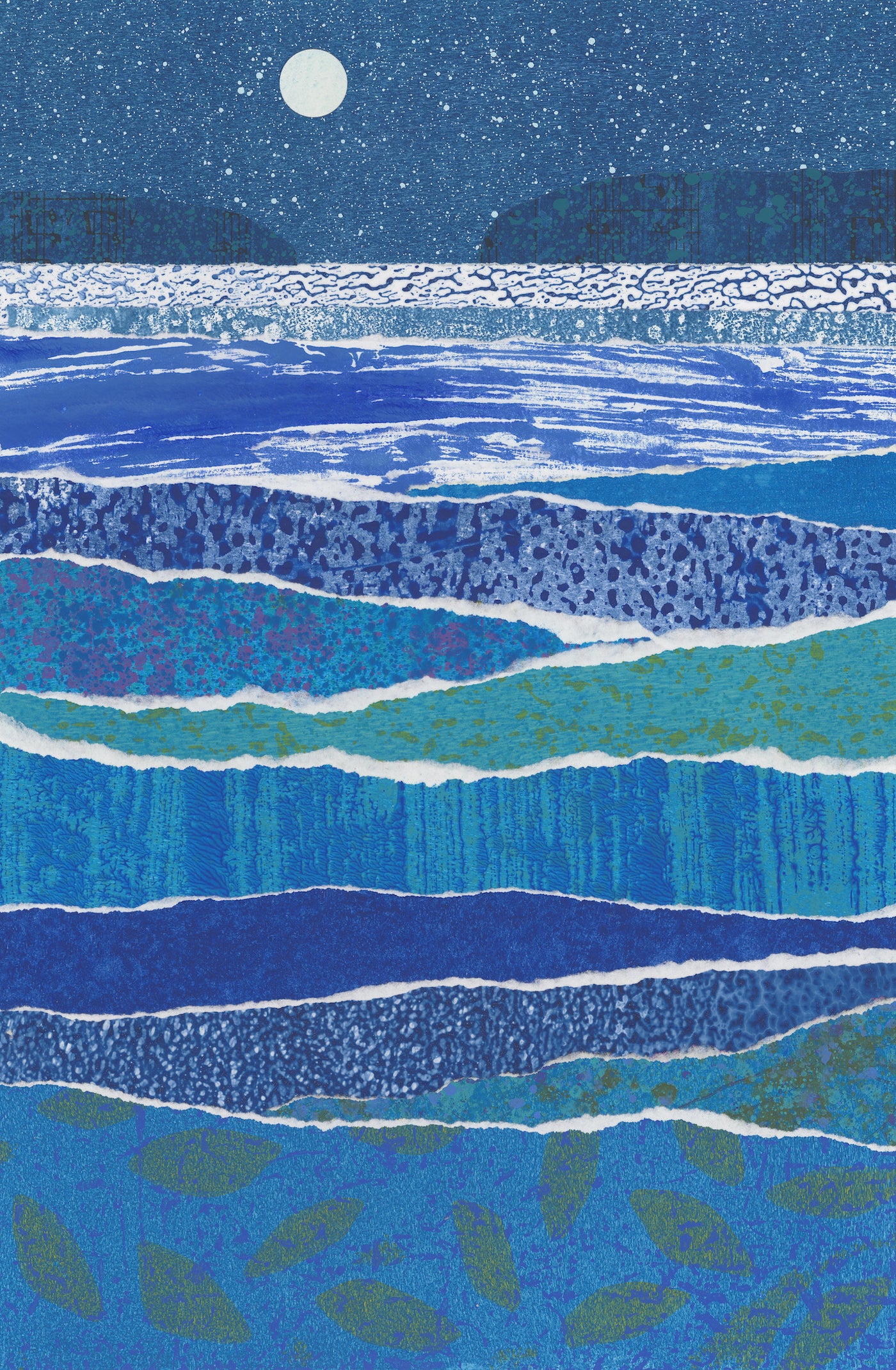 Full Moon Ocean I