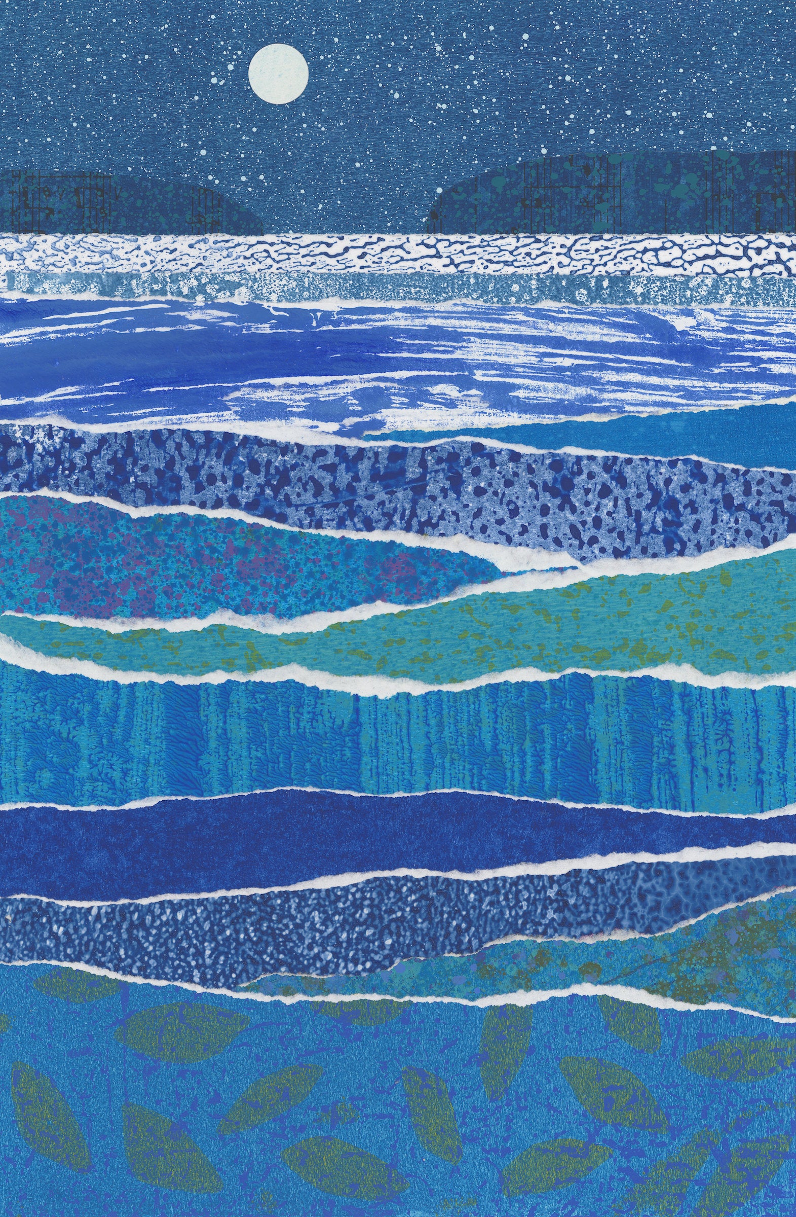 Full Moon Ocean I