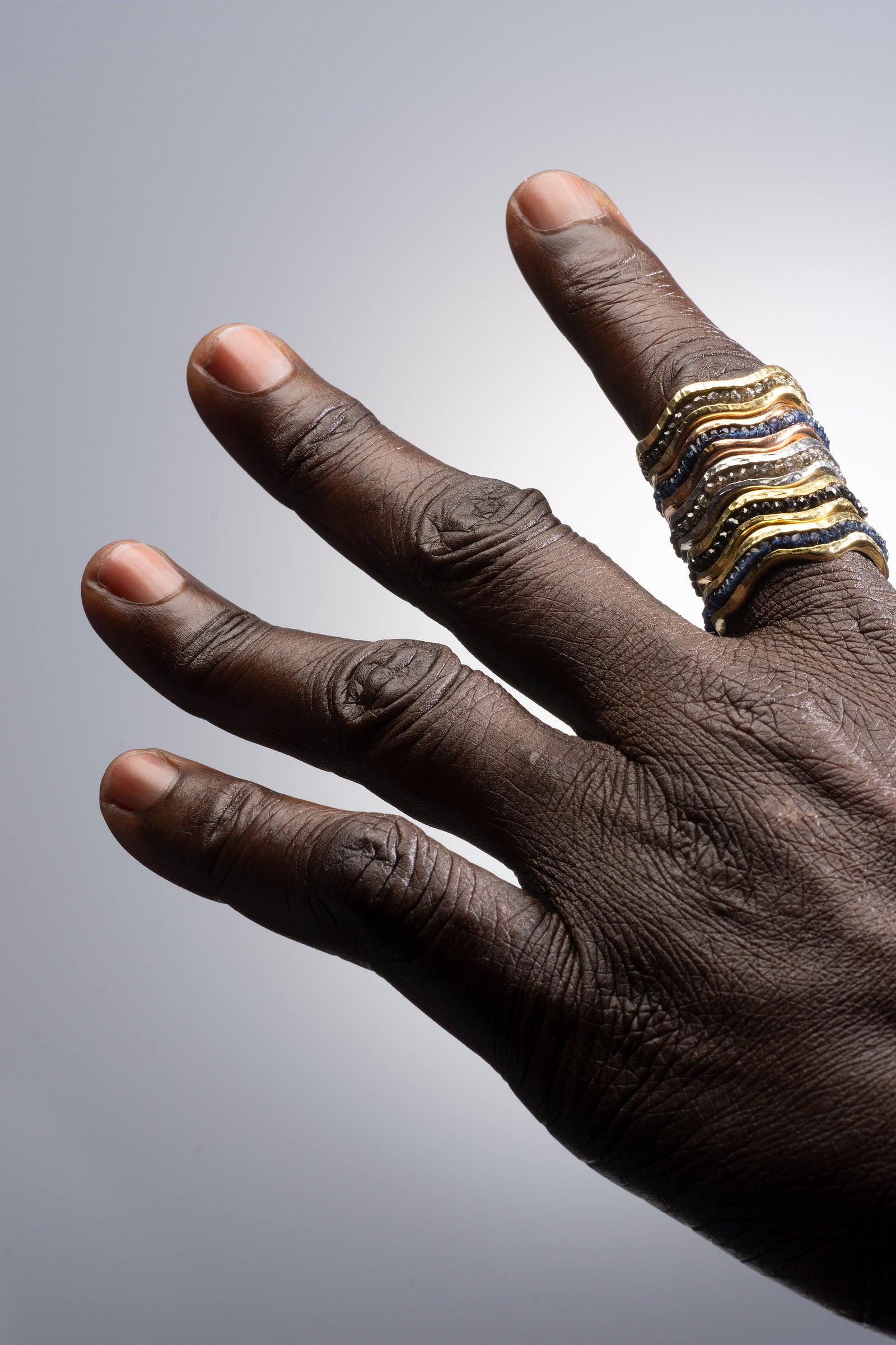 shown with other styles in the wave collection