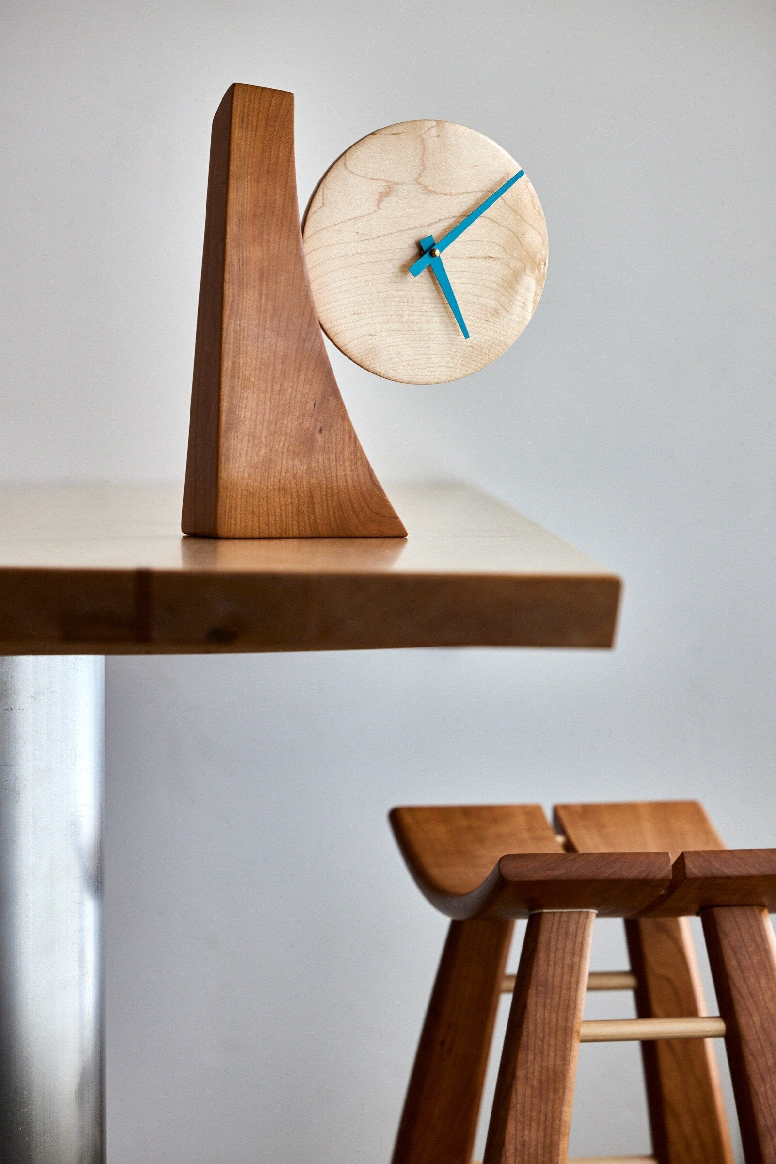 Colorful Maple Desk Clock · Artful Home