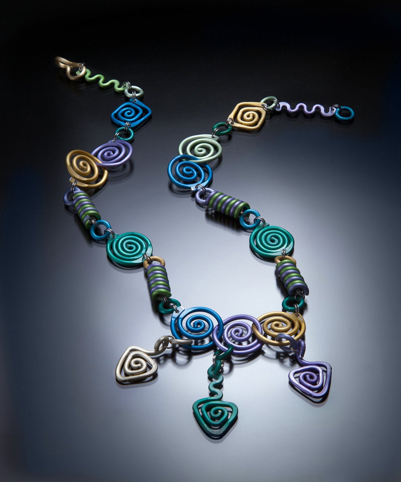 Striped Coil Neckpiece