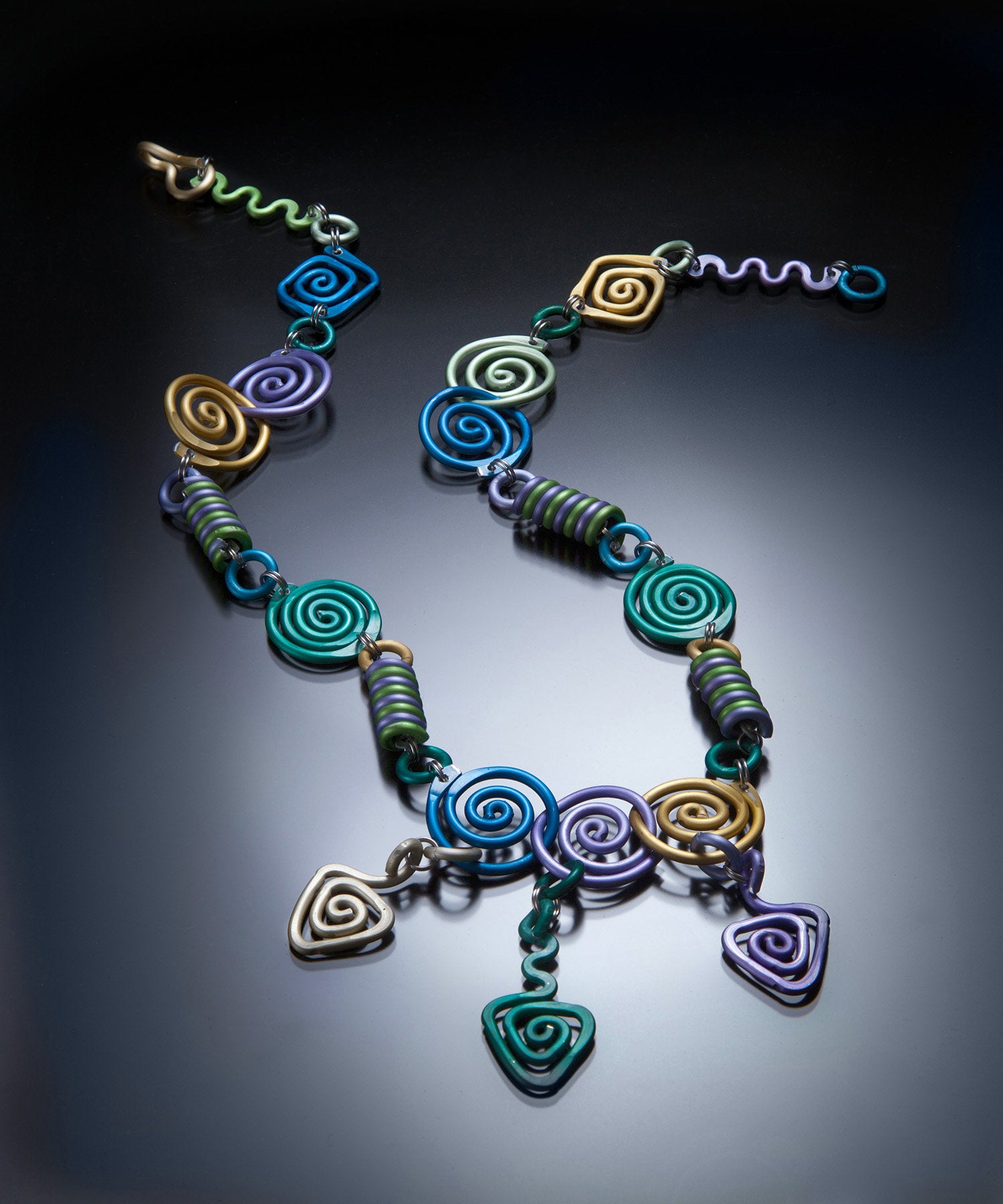 Striped Coil Neckpiece