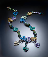 Striped Coil Neckpiece
