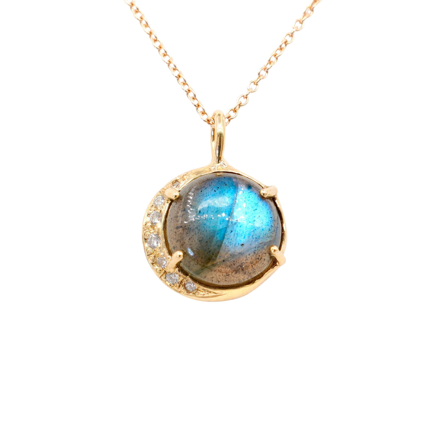 Night Sky Tidal Moon Necklace