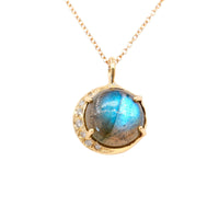 Night Sky Tidal Moon Necklace