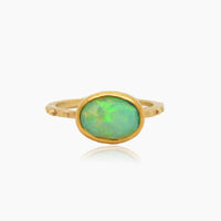 Ethiopian Opal Stacking Ring