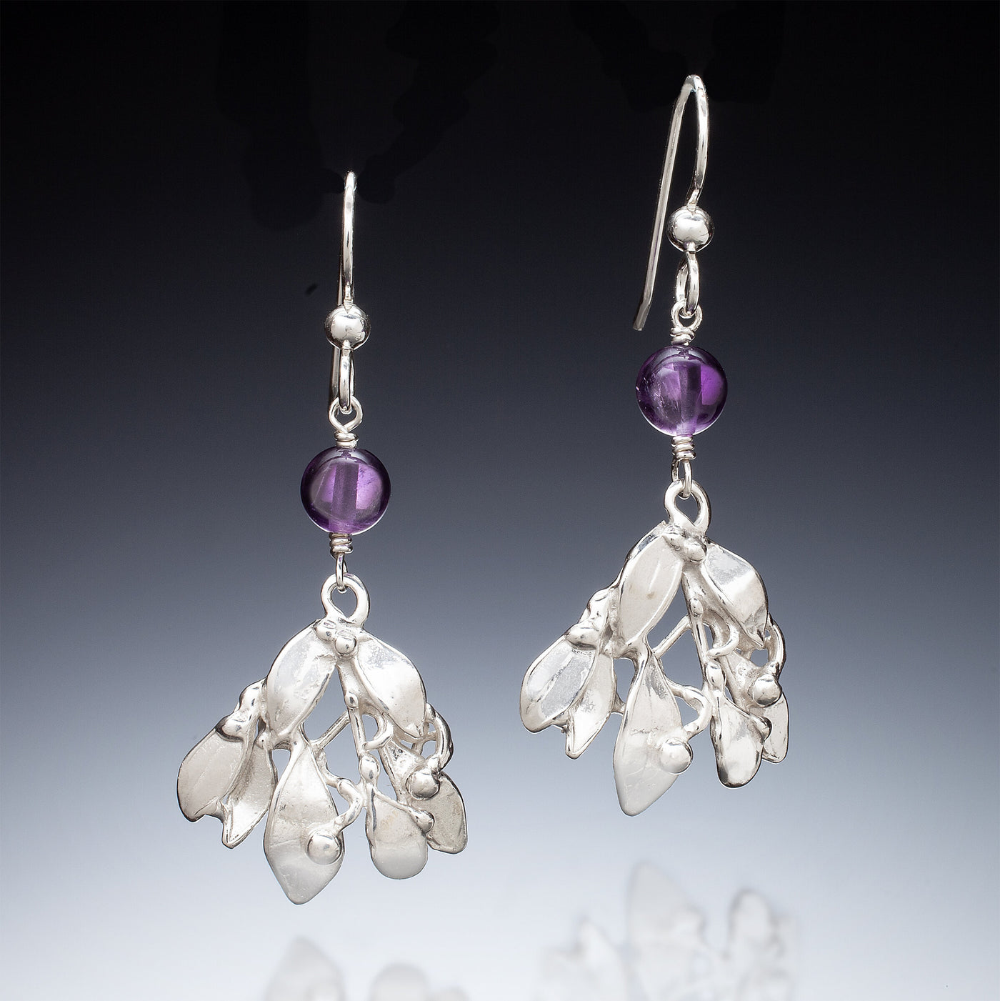 Leaf Bouquet Fan Earrings
Amethyst | Photo by Ralph Gabriner