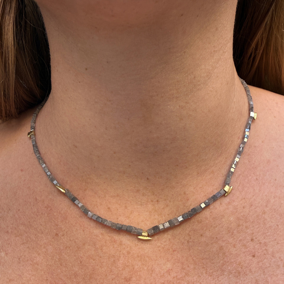 Diamond Cube Necklace