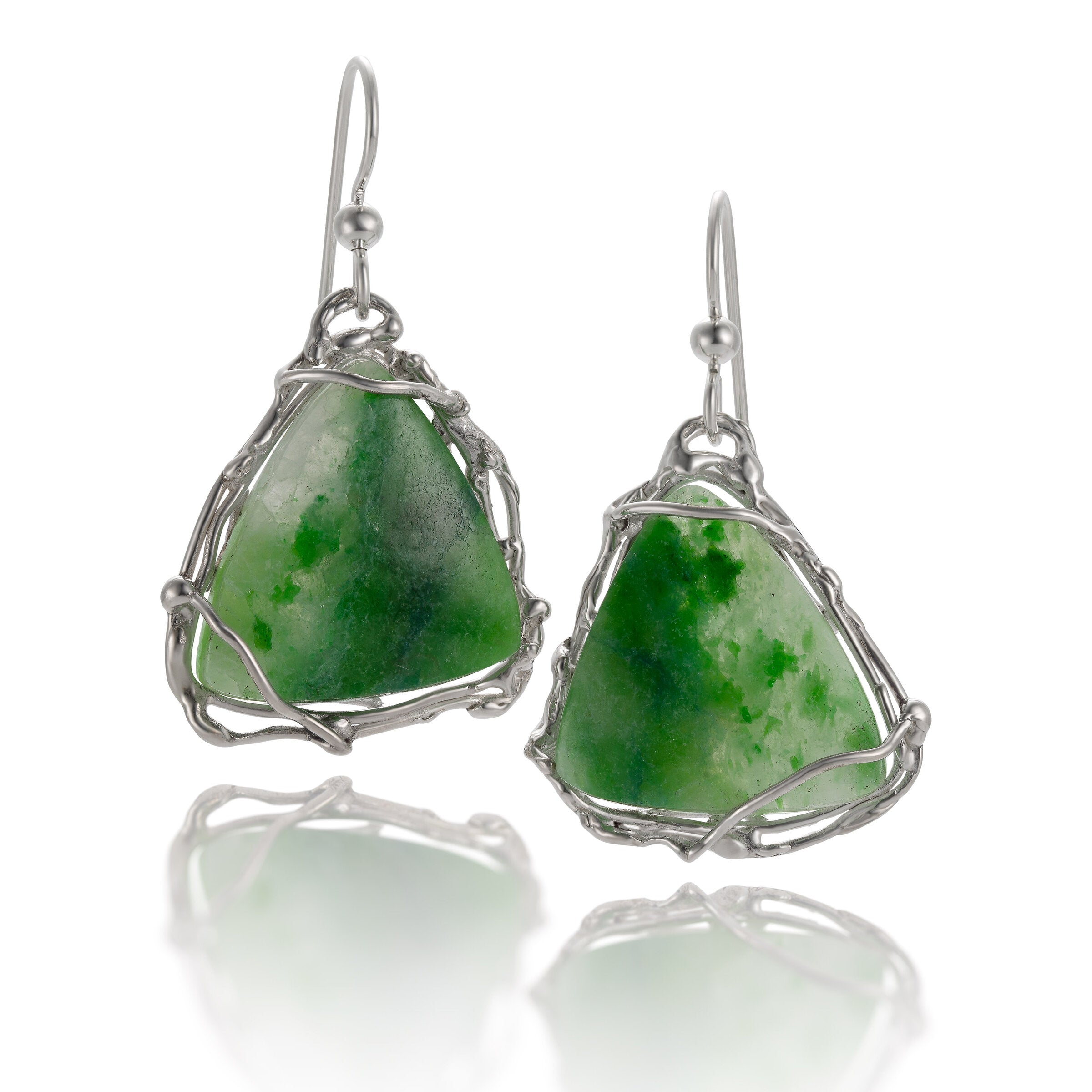 Green Splendor Earrings | Photo by Berlian Arts