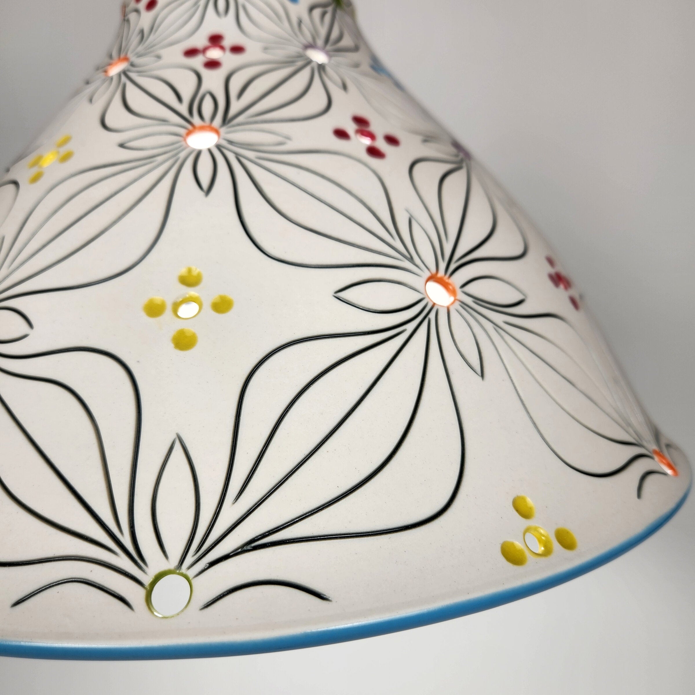 Spring Bloom Porcelain Pendant