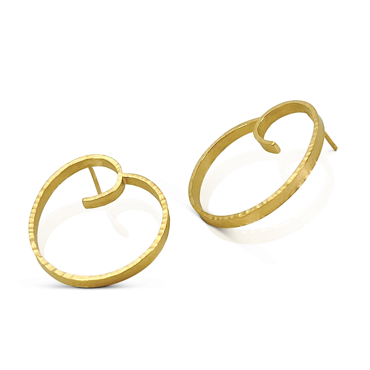 Spiral Stud Earrings