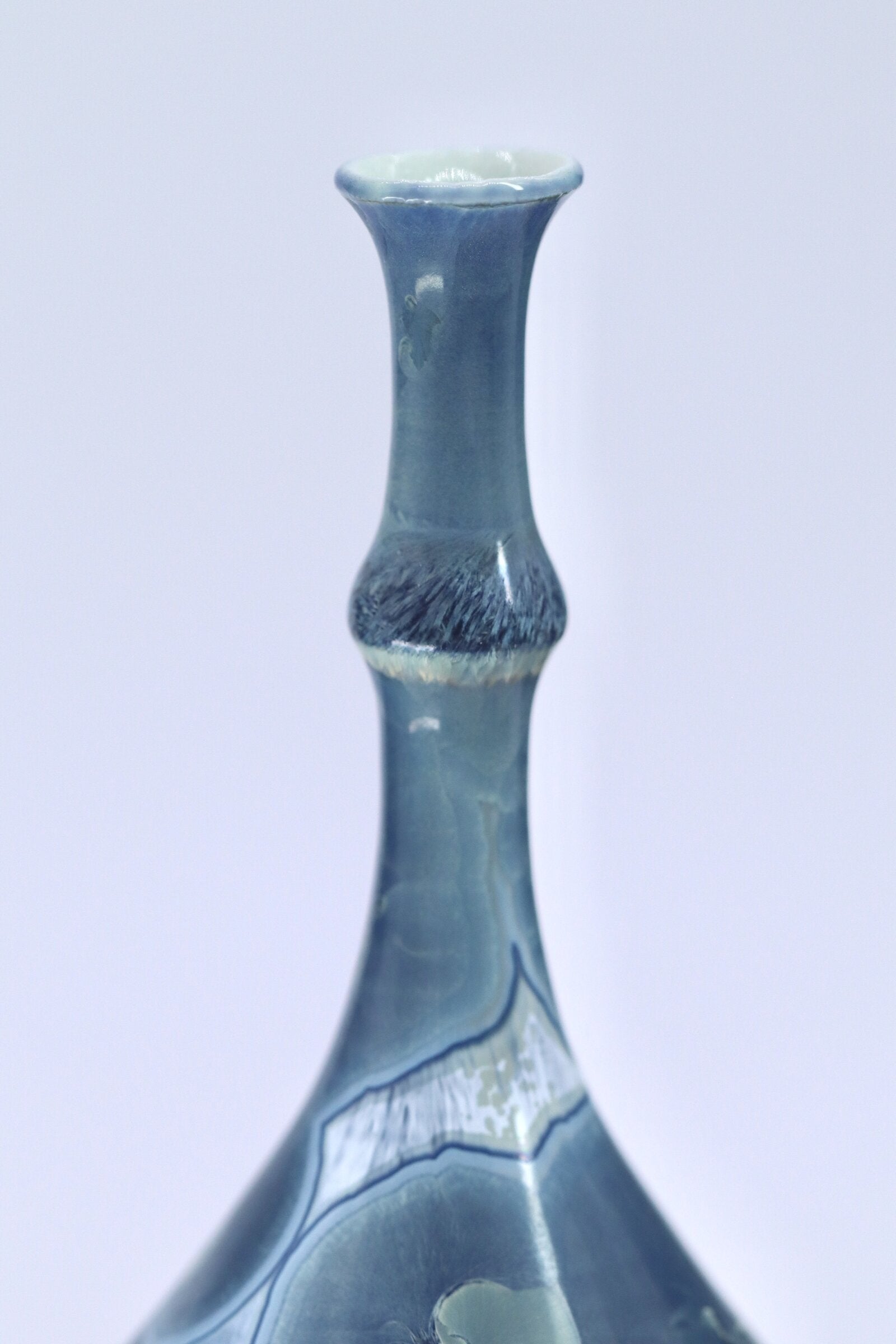 Waterfall Blue Miniature Vessel I