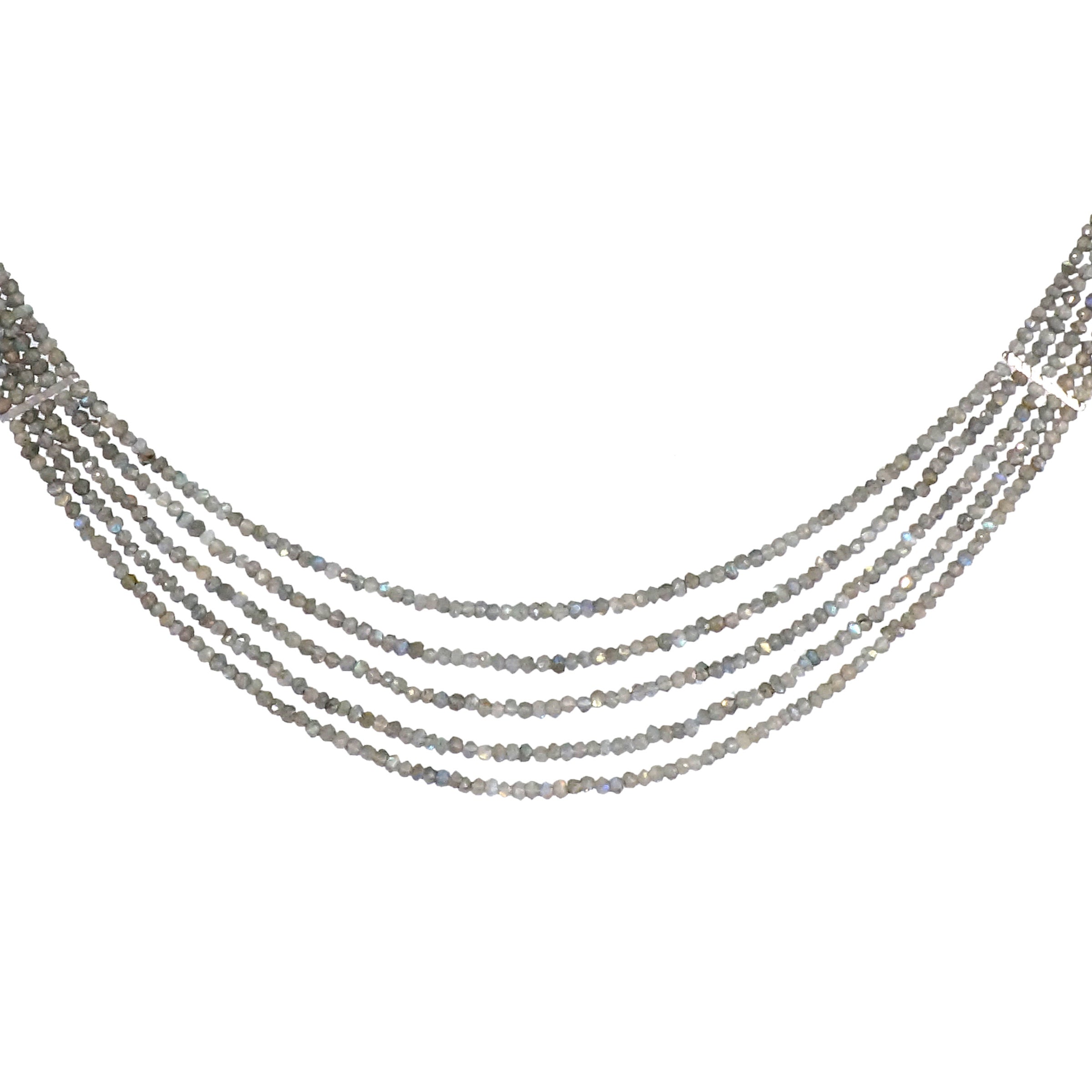 Multi-Strand Labradorite Necklace