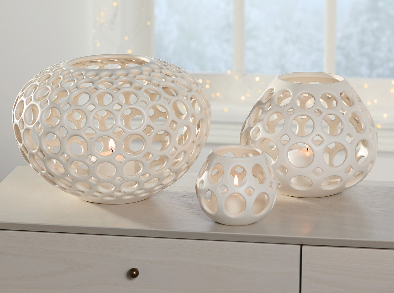 Openwork Teardrop Vessel