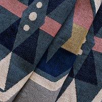 Loom Woven Throw Blanket in Fog Gray