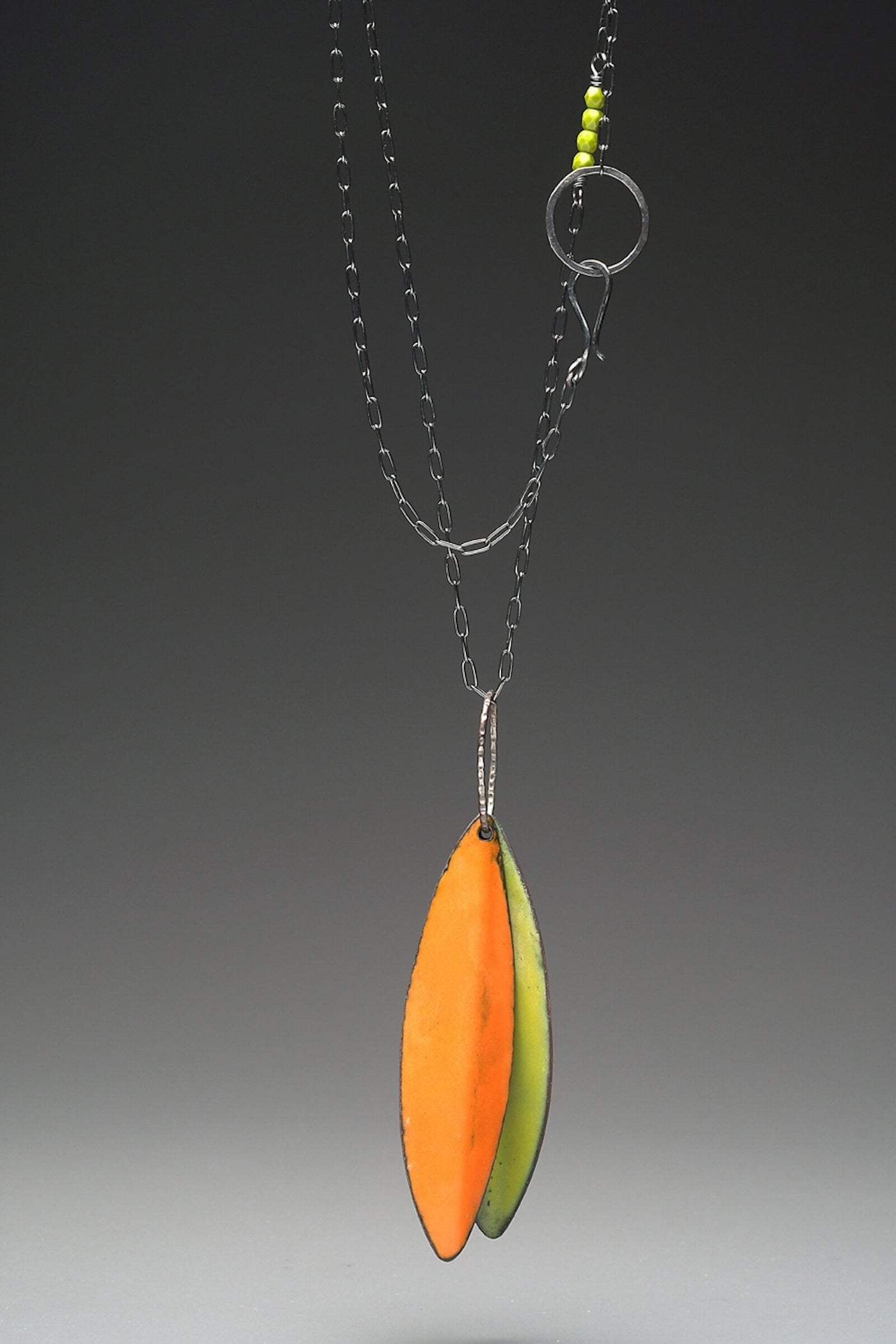 Folded Leaf Pendant