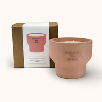 Cement Candle in Clay, No. 4