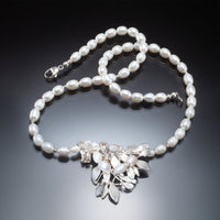 Leaf Bouquet Pearl Necklace | Photo by Ralph Gabriner