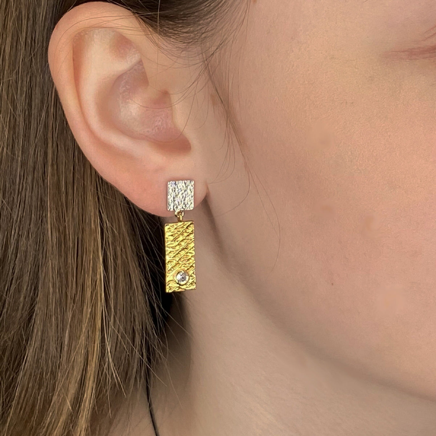 18k Vermeil & Rhodium