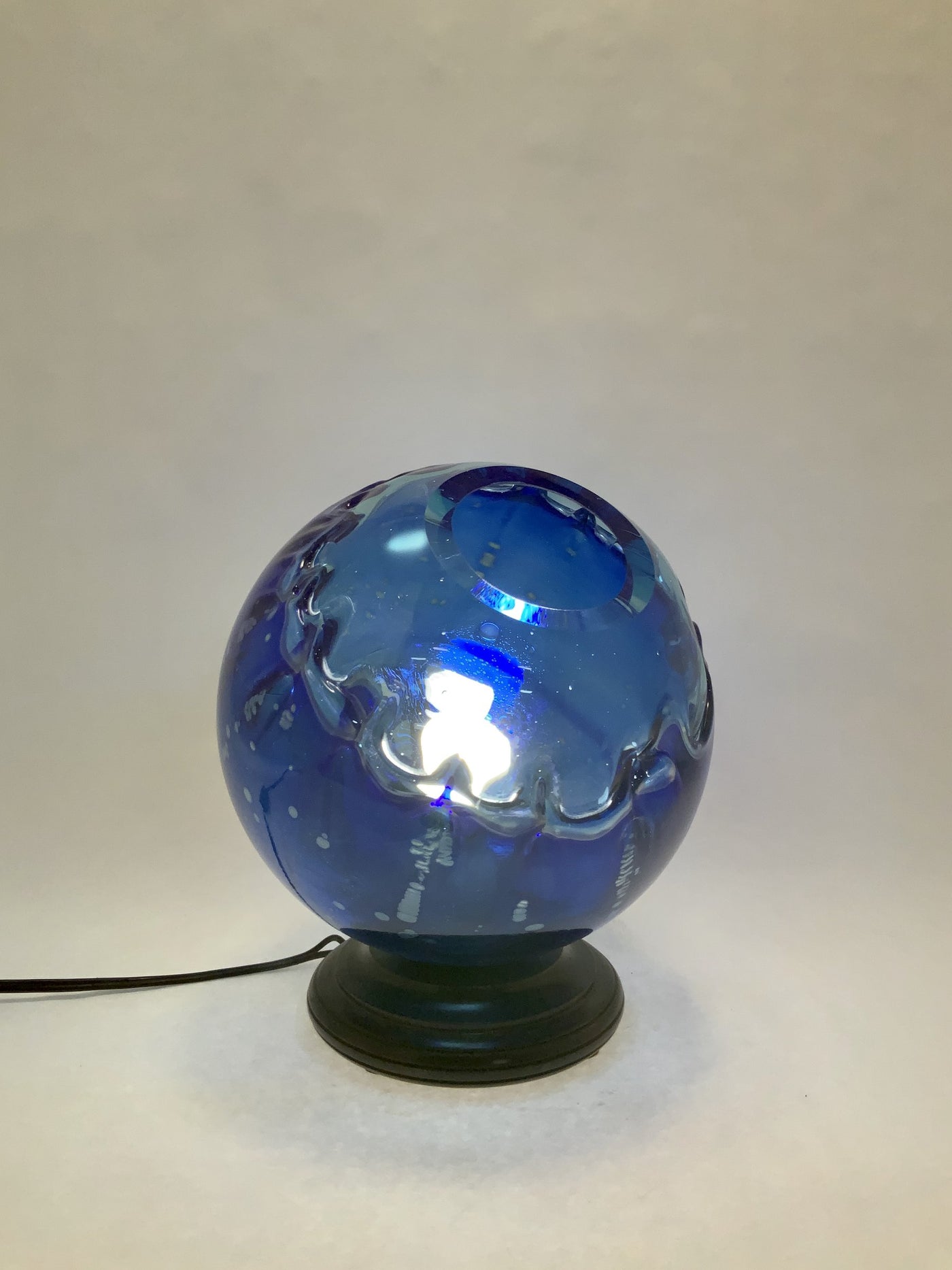 Blue Overlay Globe