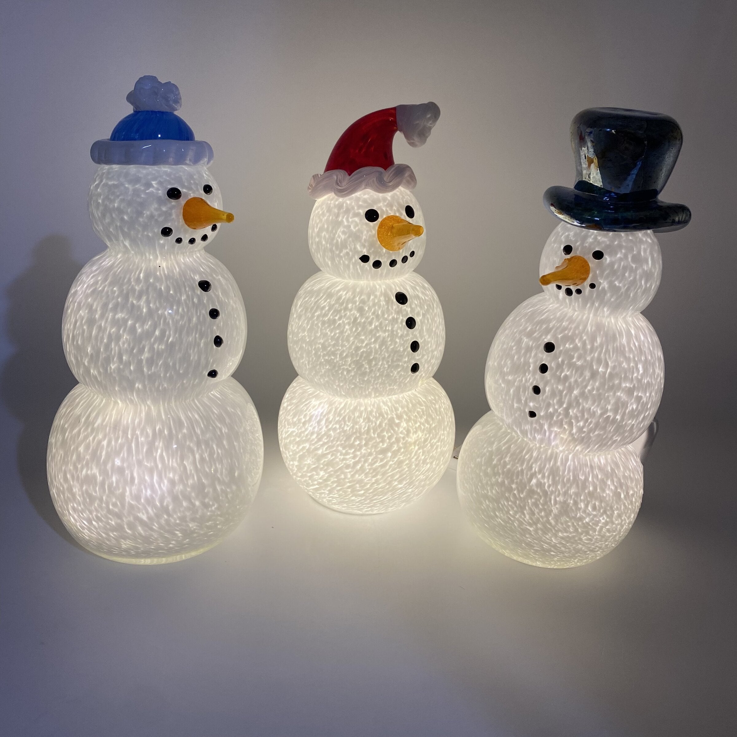 Warm Glow Snowman Lamp