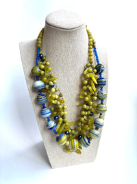 Chartreuse Duo Necklace Set