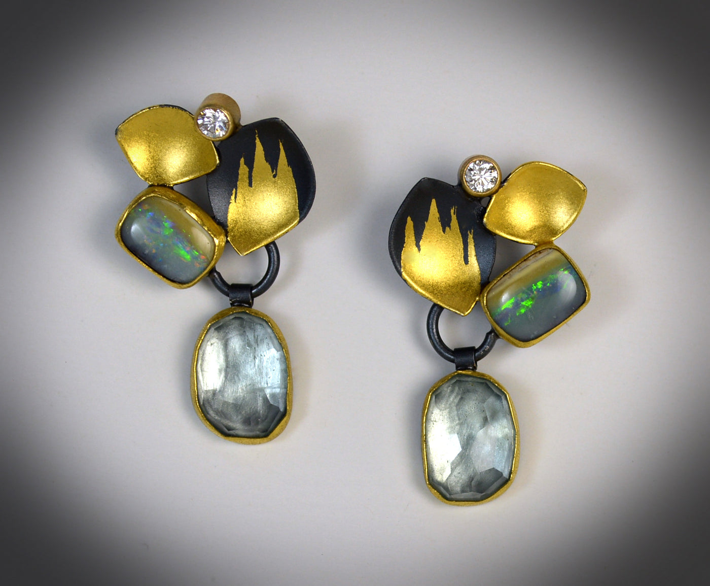 Aqua Forest Earrings