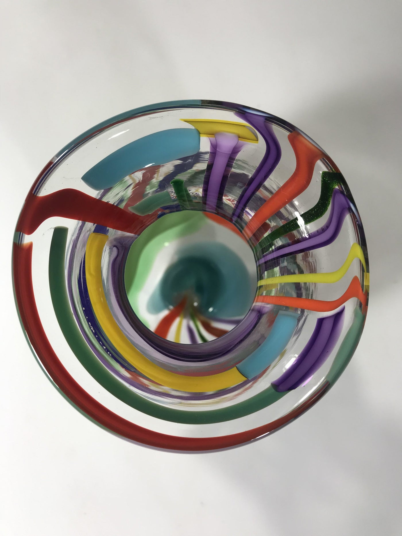 Rainbow Patchwork Vase