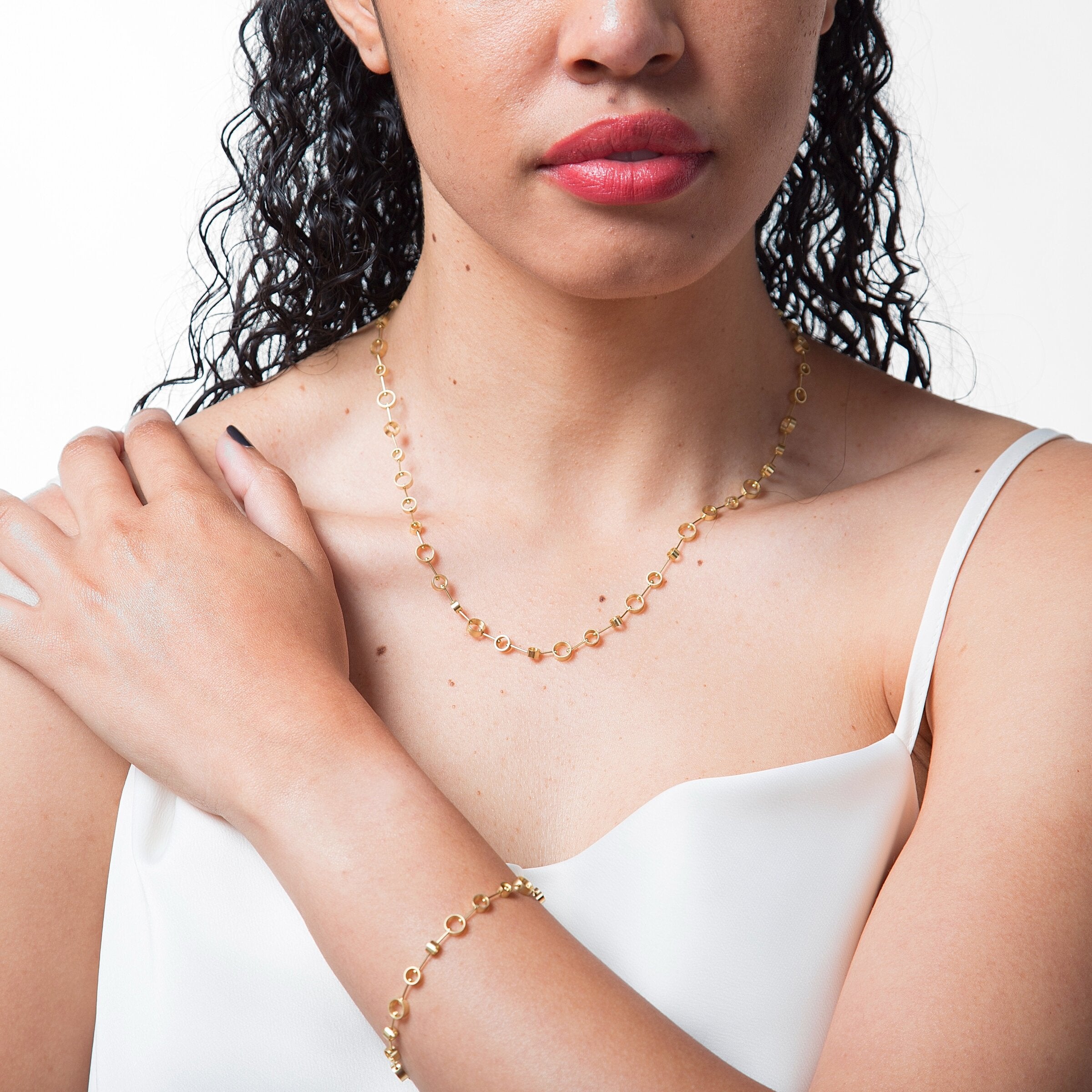 Gold Circles Bracelet