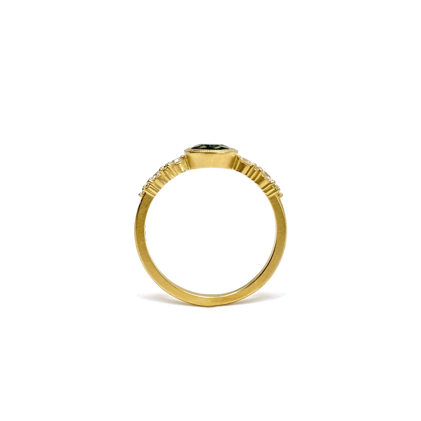 Starbrite Green Sapphire Westport Ring