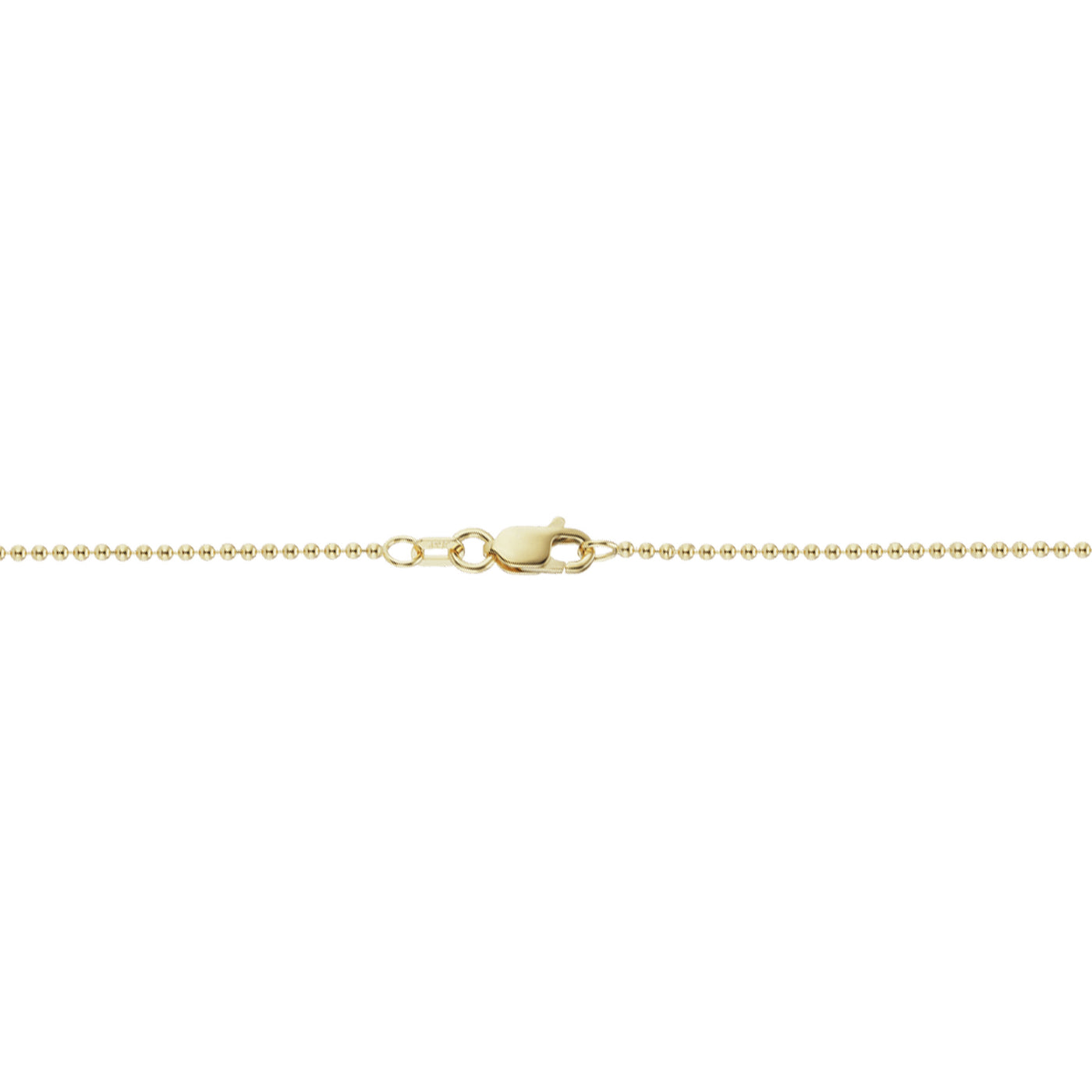 Clasp with gold bead chain