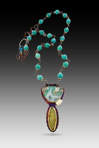 Clouds Above The Ocean Necklace