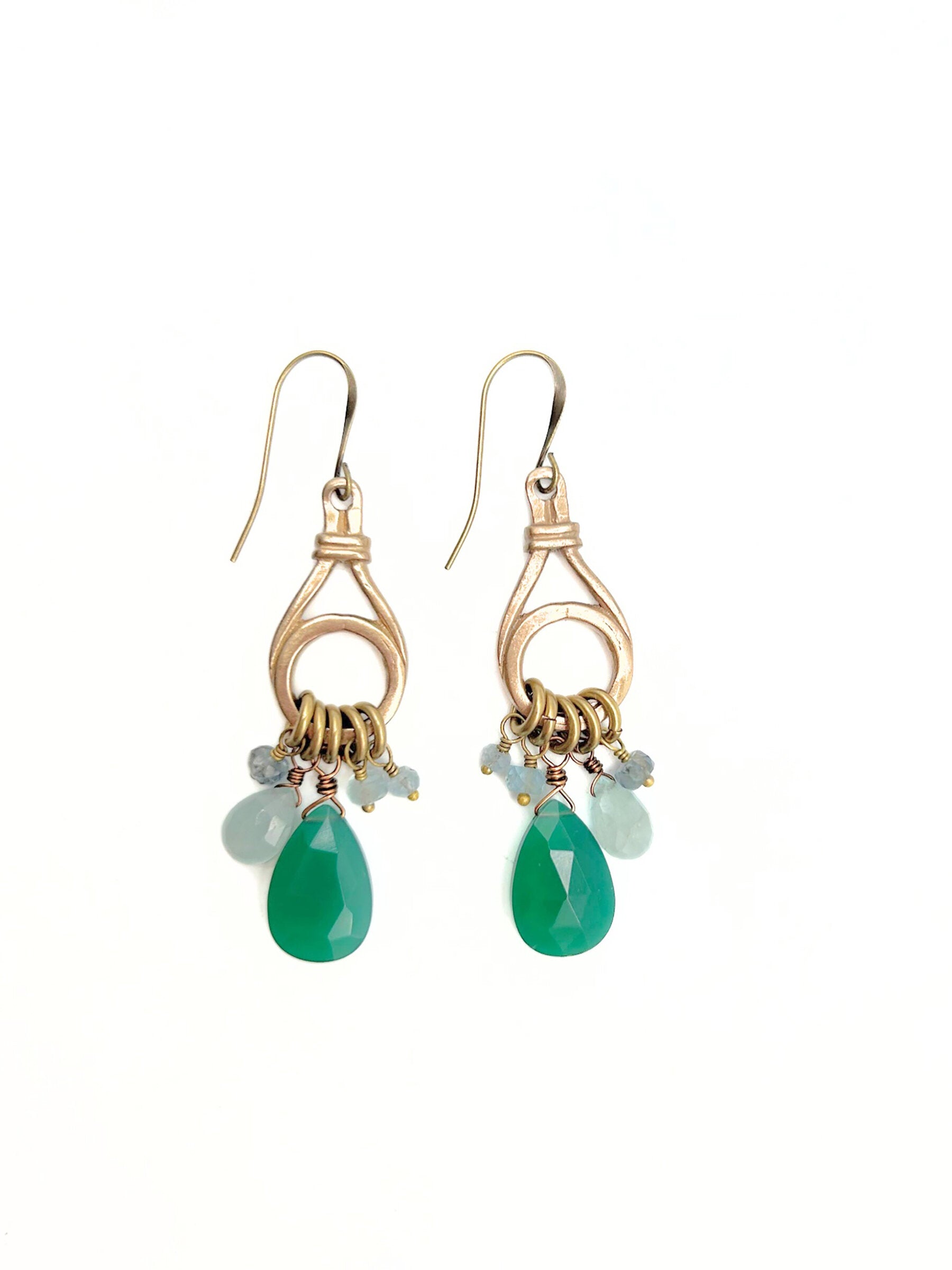 Hatshepsut Art Deco Earrings