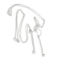 White Topaz Dangle Necklace