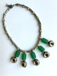 Silver Wheels Necklace
