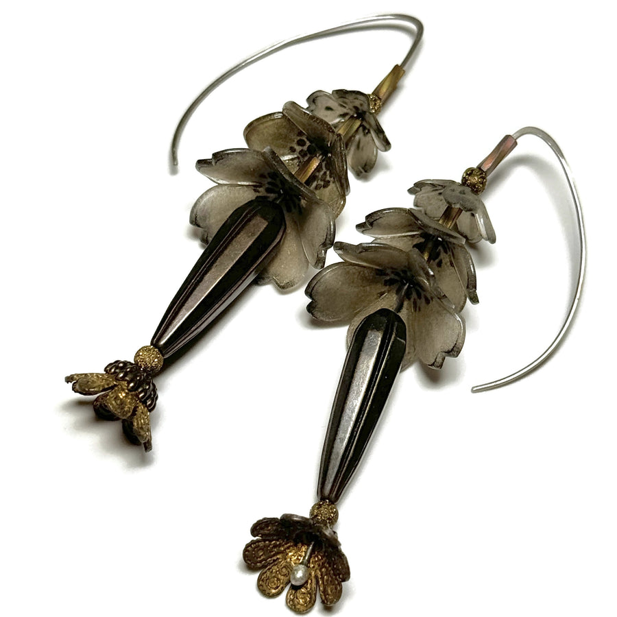 Antique Bronze Drop Earrings