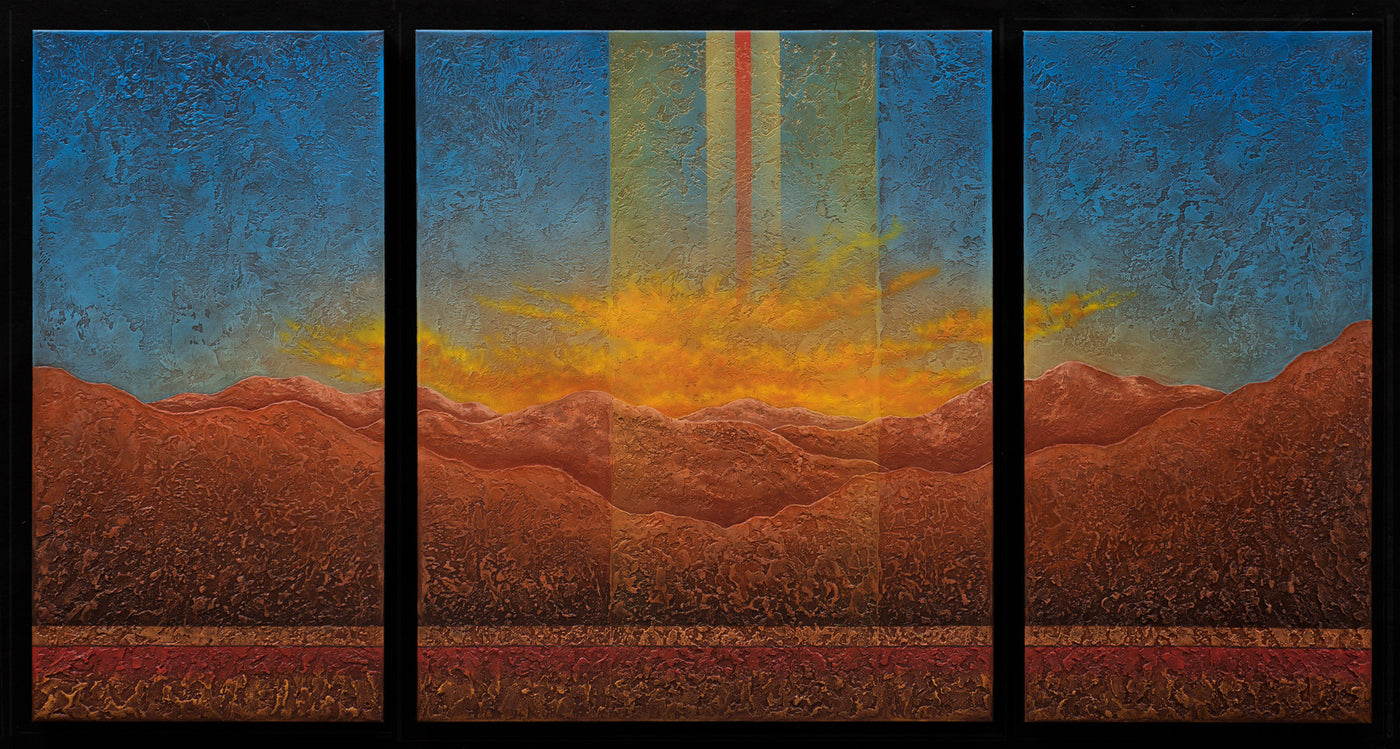 mixed-media painting