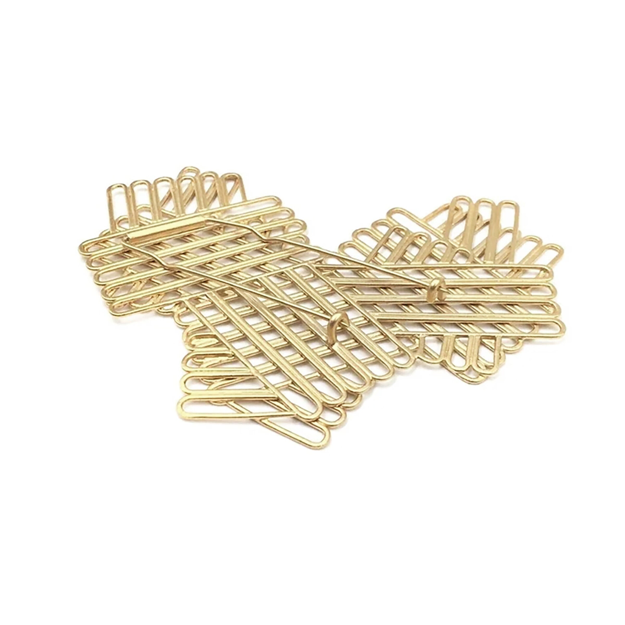 Intersecting Layers Brooch