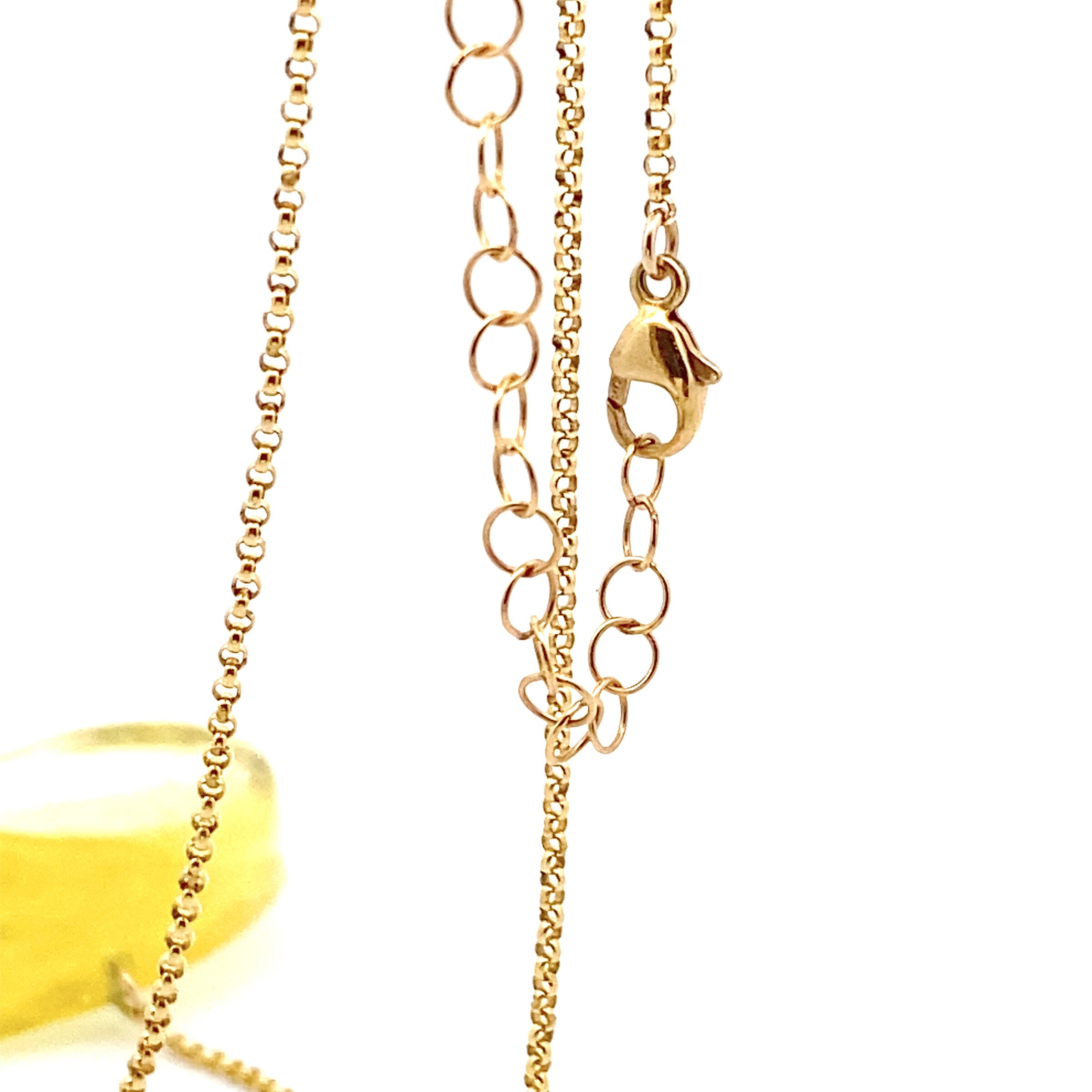 Hot Pressed Mini Ellipse Pendant