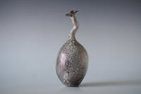 Ceramic Raku Vessel, Naked Raku Firing 19