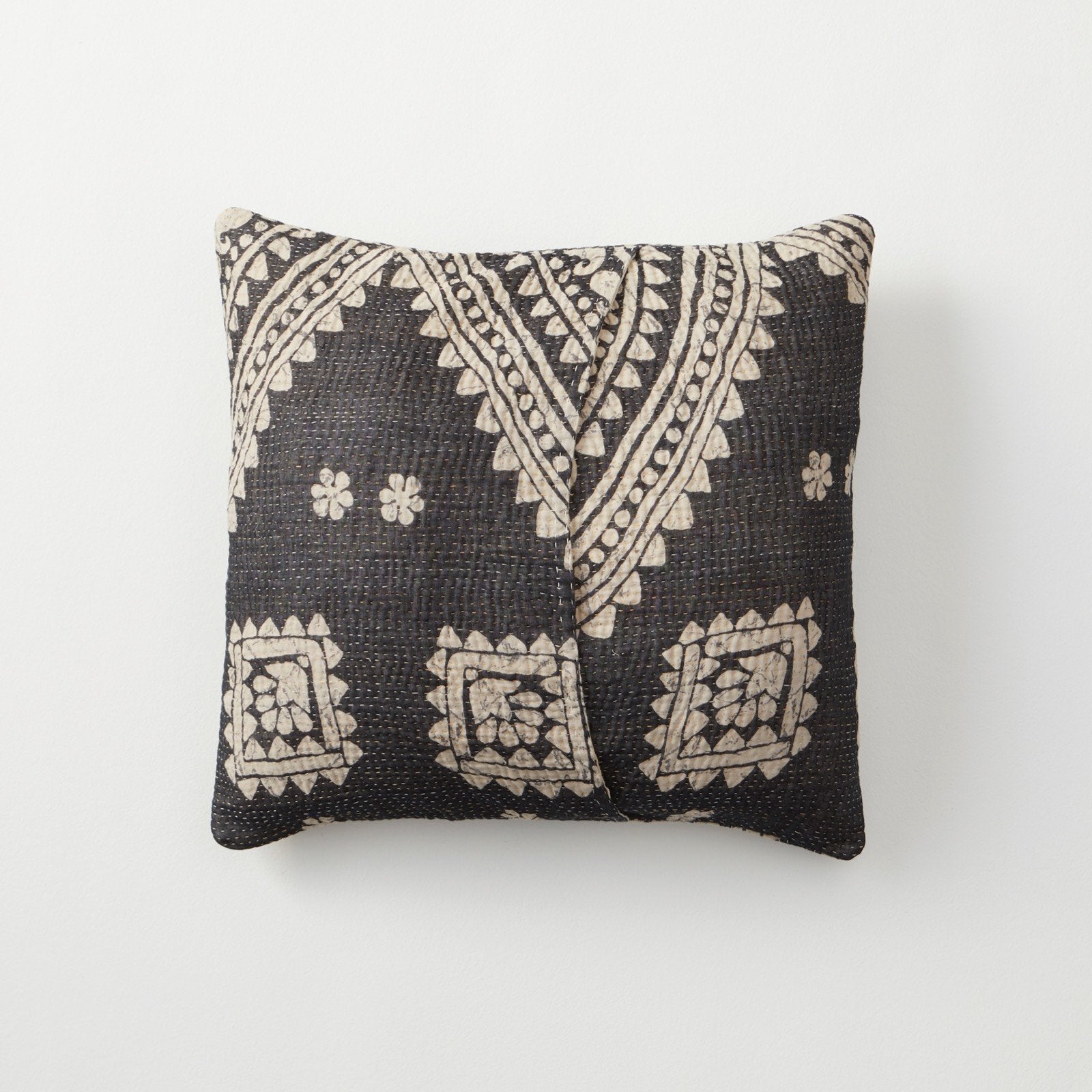 Vintage Printed Cotton kantha Pillow