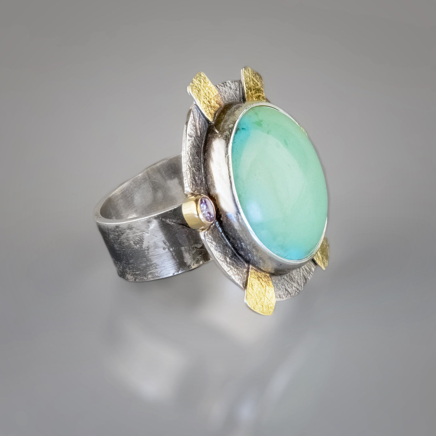 ound Turquoise Ring