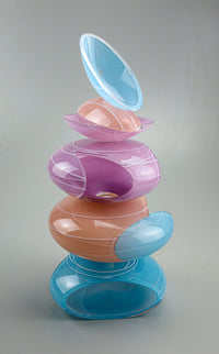 Remnant  Sculpture in Spring Pastels