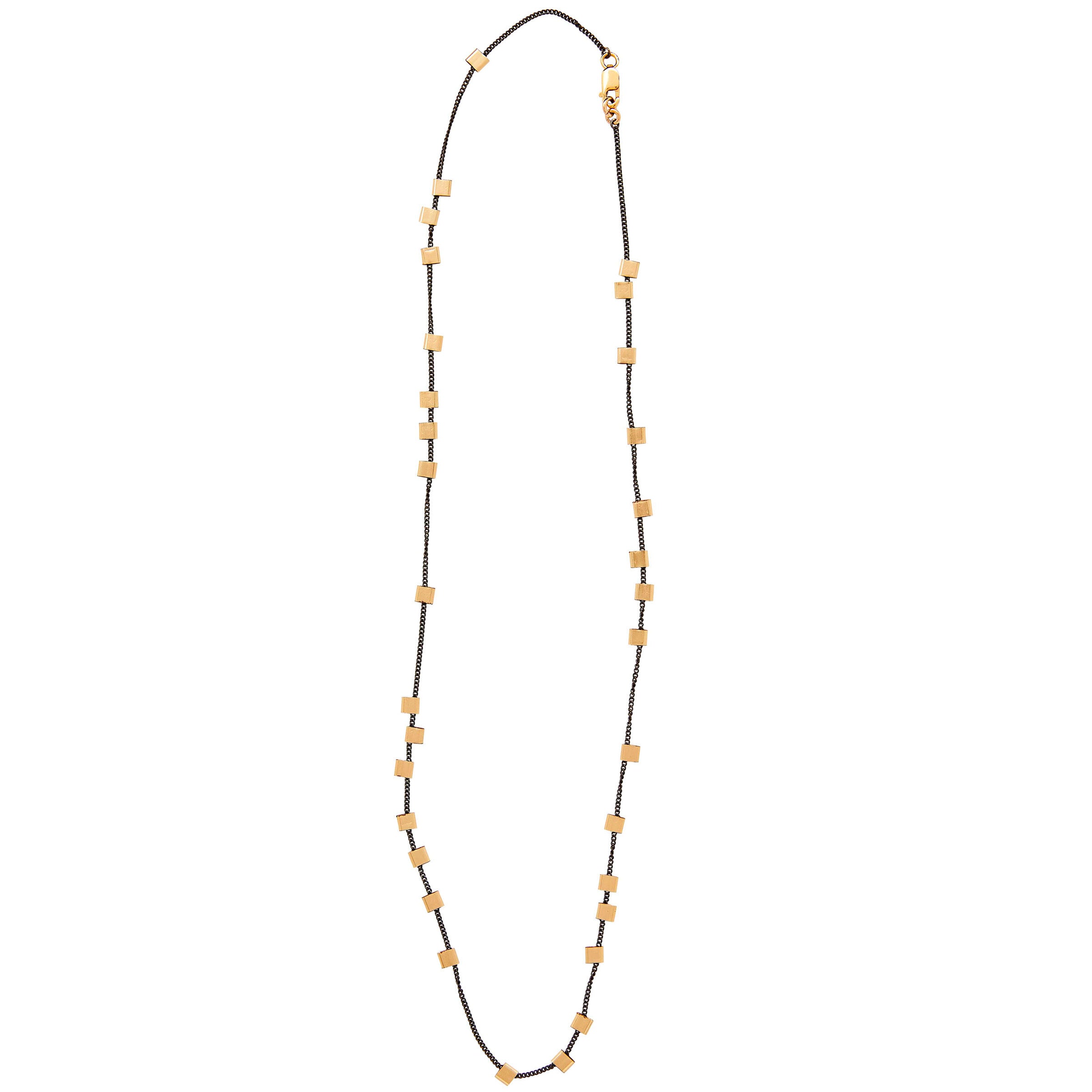 Gold & Oxidized Silver
