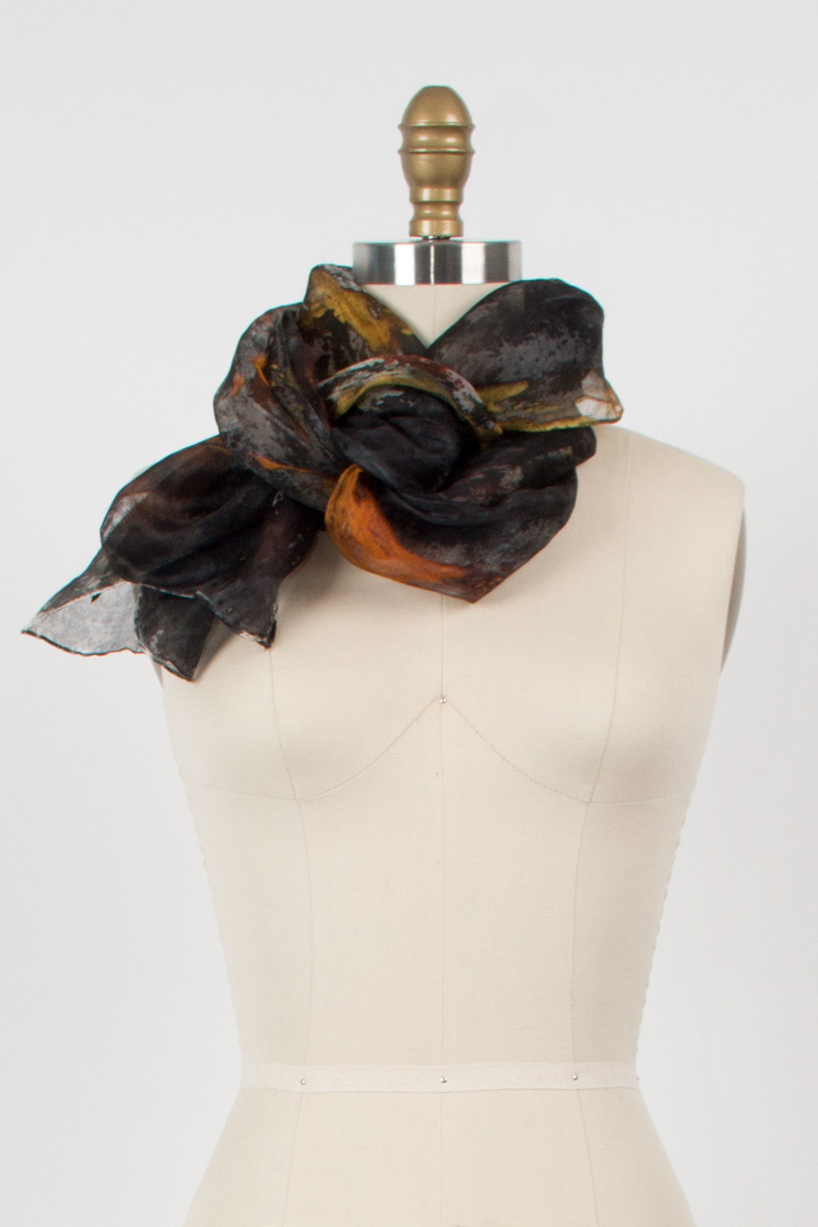 black/gray/orange