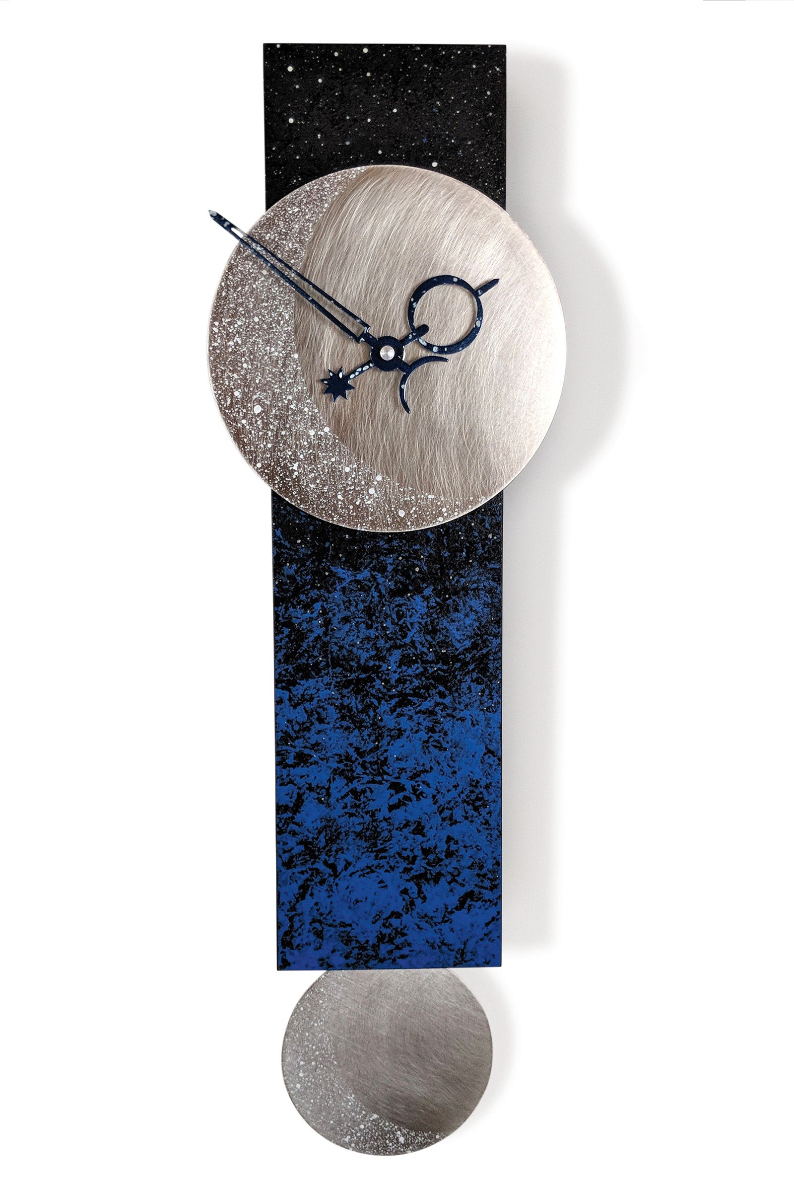 Narrow Moon Pendulum Clock
