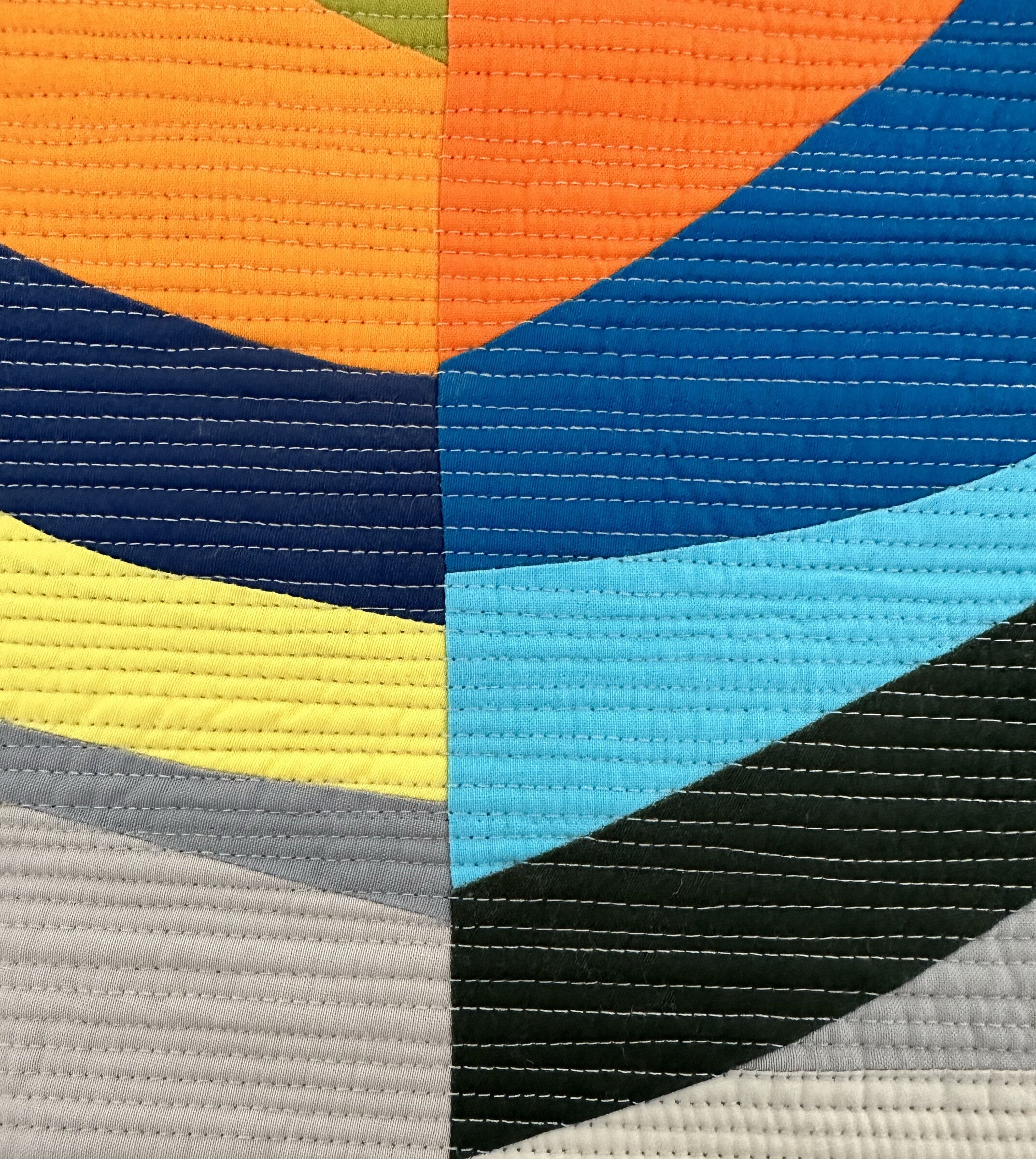 Pathway wall quilt detail - by Barbara Danzi